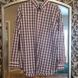 Mens Plaid Button Down